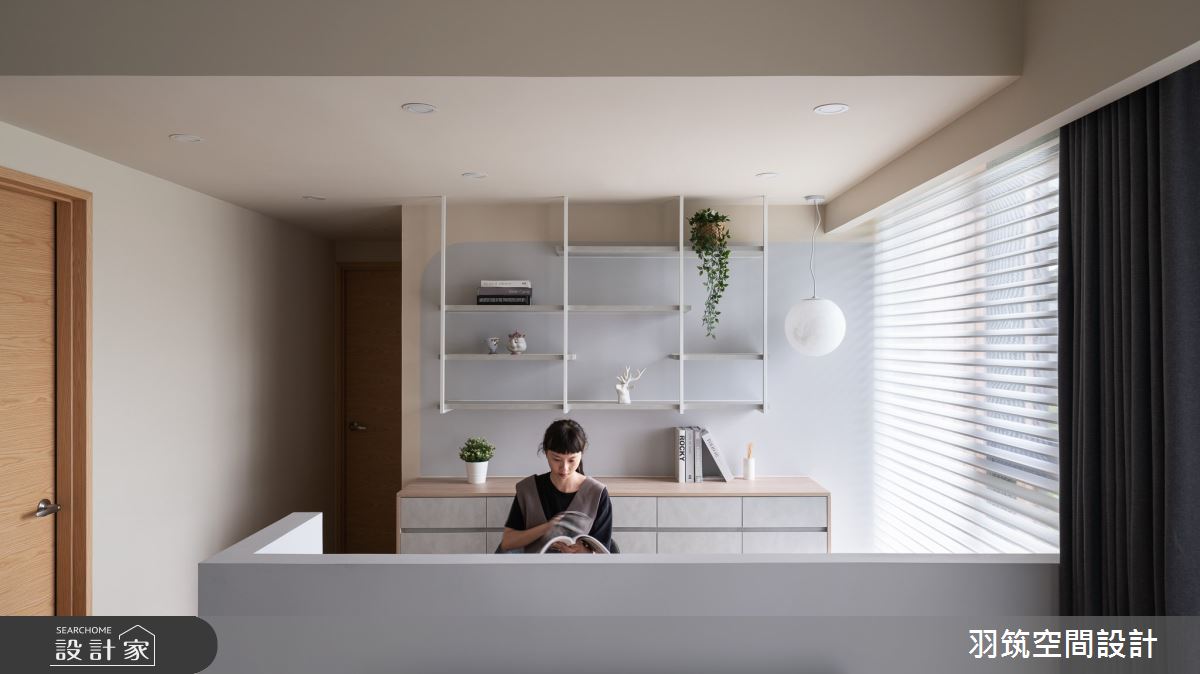 20坪新成屋(5年以下)＿北歐風客廳案例圖片＿羽筑空間設計＿羽筑_22群詳悅之6