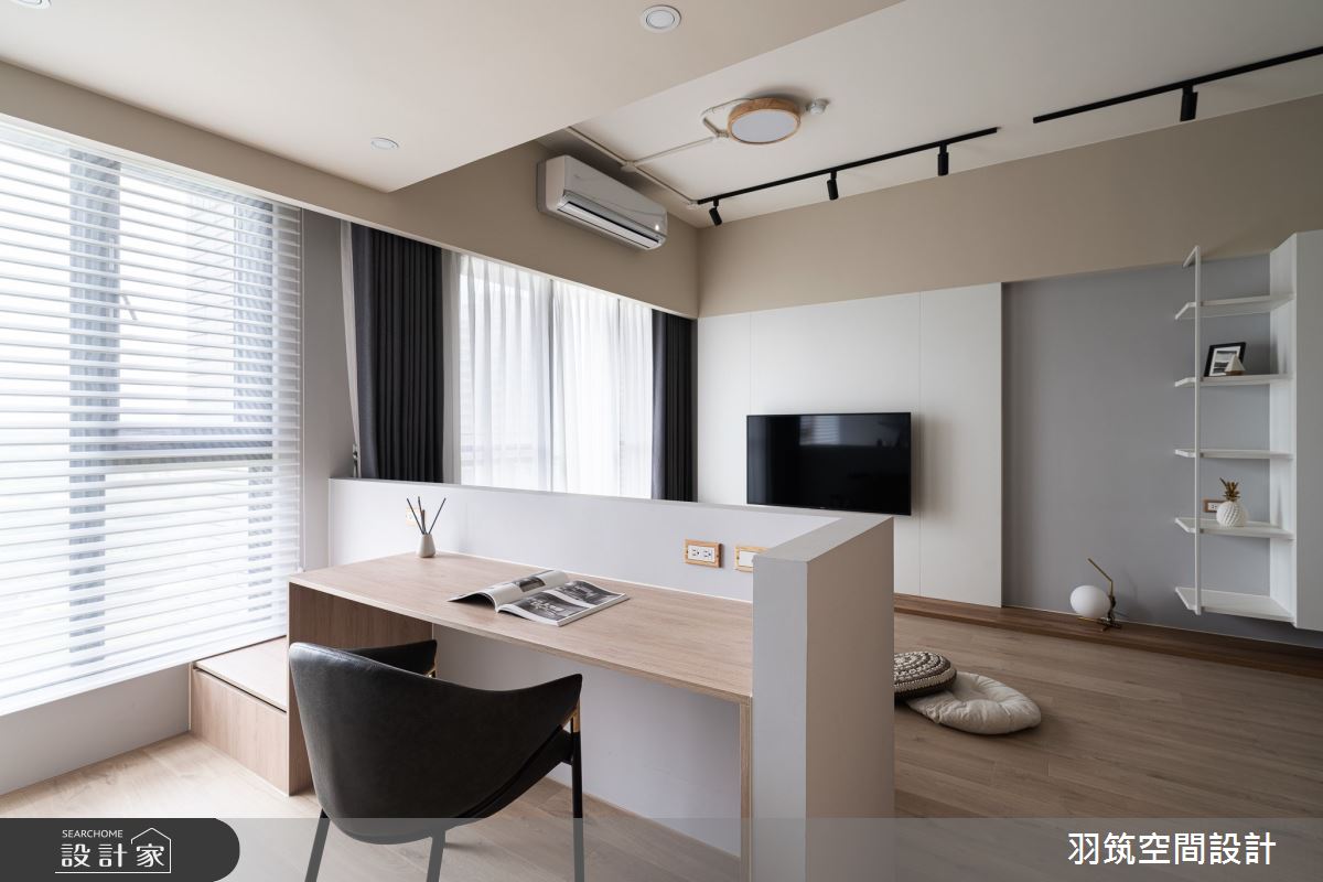 20坪新成屋(5年以下)＿北歐風客廳案例圖片＿羽筑空間設計＿羽筑_22群詳悅之8