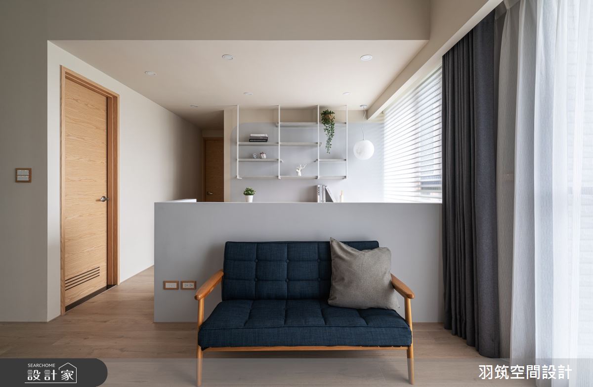 20坪新成屋(5年以下)＿北歐風客廳案例圖片＿羽筑空間設計＿羽筑_22群詳悅之12