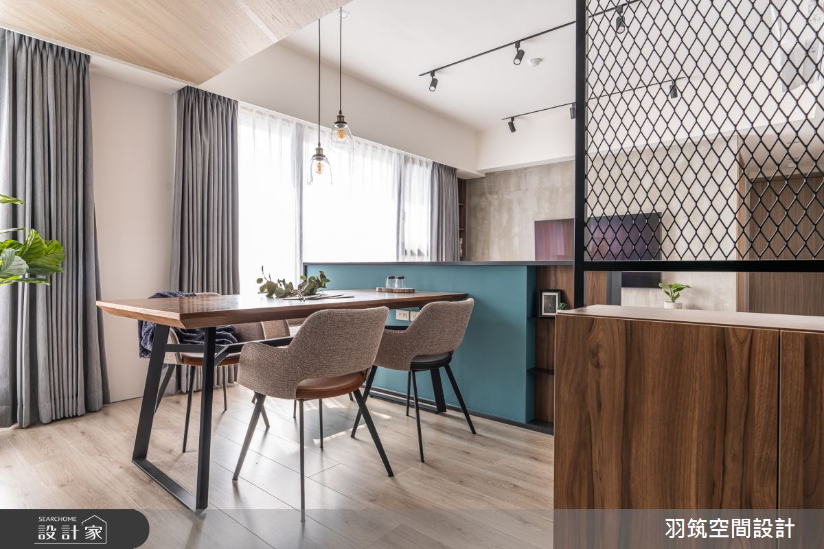 22坪新成屋(5年以下)＿工業風餐廳案例圖片＿羽筑空間設計＿羽筑_23鴻柏織光之2