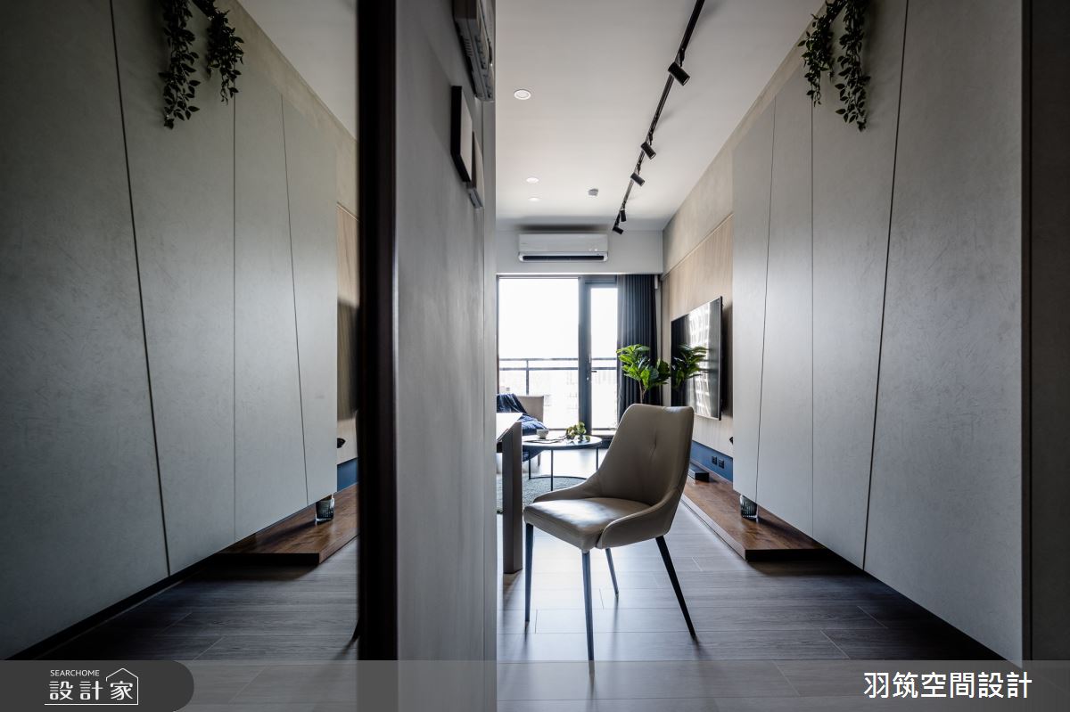 16坪新成屋(5年以下)＿混搭風玄關案例圖片＿羽筑空間設計＿羽筑_25椰林賞之2