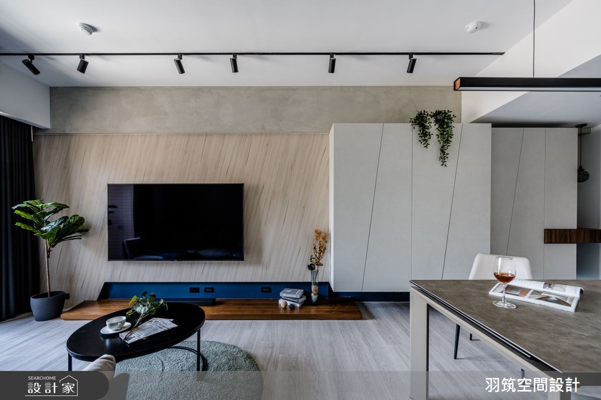 16坪新成屋(5年以下)＿混搭風客廳案例圖片＿羽筑空間設計＿羽筑_25椰林賞之8