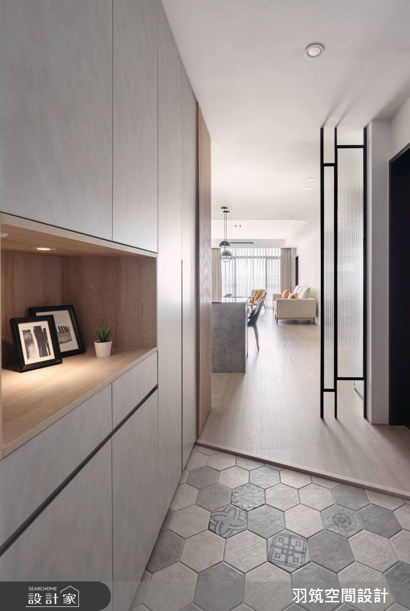 38坪新成屋(5年以下)＿混搭風玄關案例圖片＿羽筑空間設計＿羽筑_28寬璞之6591