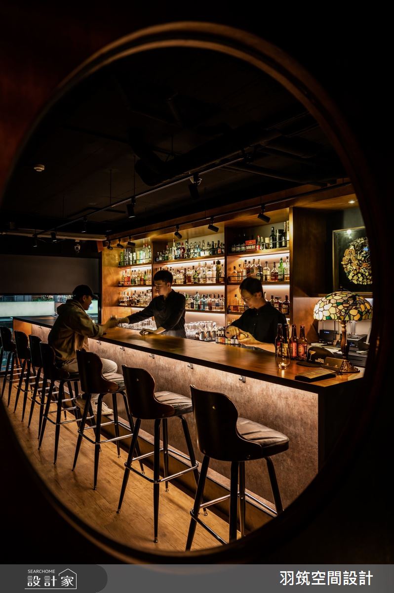 42坪新成屋(5年以下)＿美式風案例圖片＿羽筑空間設計＿羽筑_29Bar Recode之3