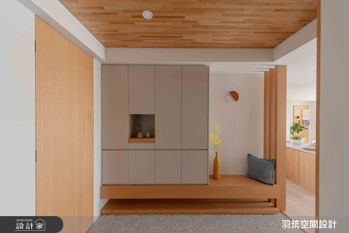 55坪新成屋(5年以下)＿日式無印風玄關案例圖片＿羽筑空間設計＿羽筑_31台北大之1