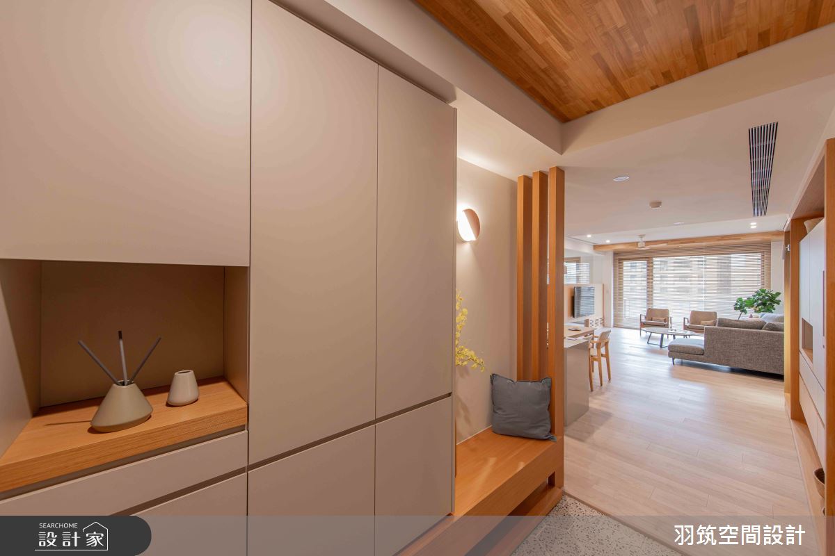 55坪新成屋(5年以下)＿日式無印風玄關案例圖片＿羽筑空間設計＿羽筑_31台北大之2
