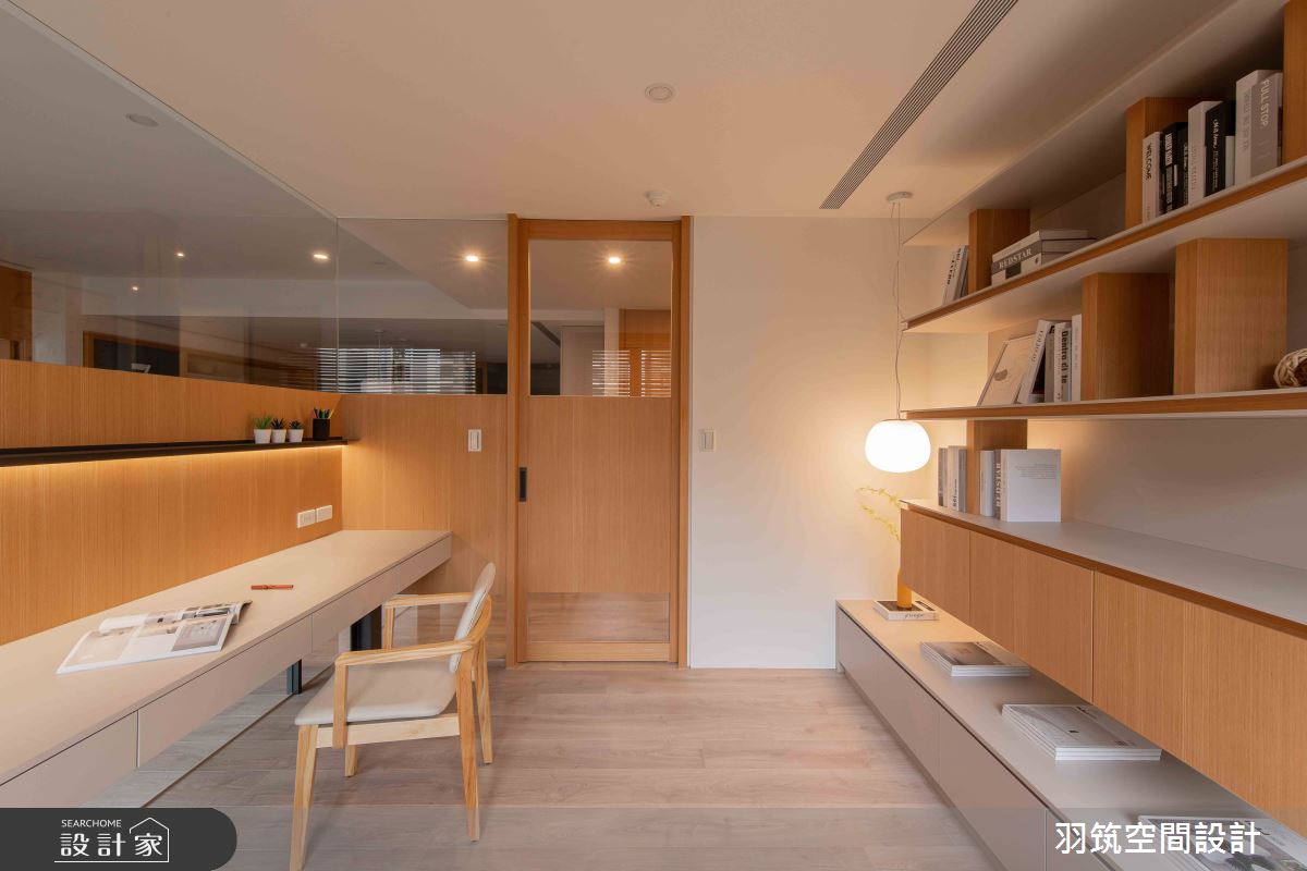 55坪新成屋(5年以下)＿日式無印風書房多功能室案例圖片＿羽筑空間設計＿羽筑_31台北大之24