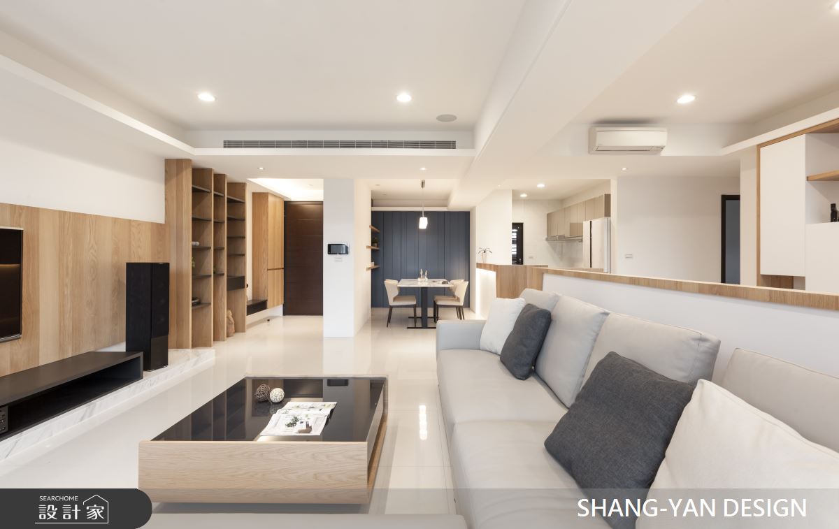 30坪新成屋(5年以下)＿北歐風客廳案例圖片＿上硯空間建築＿上硯_人文質感清新宅之11