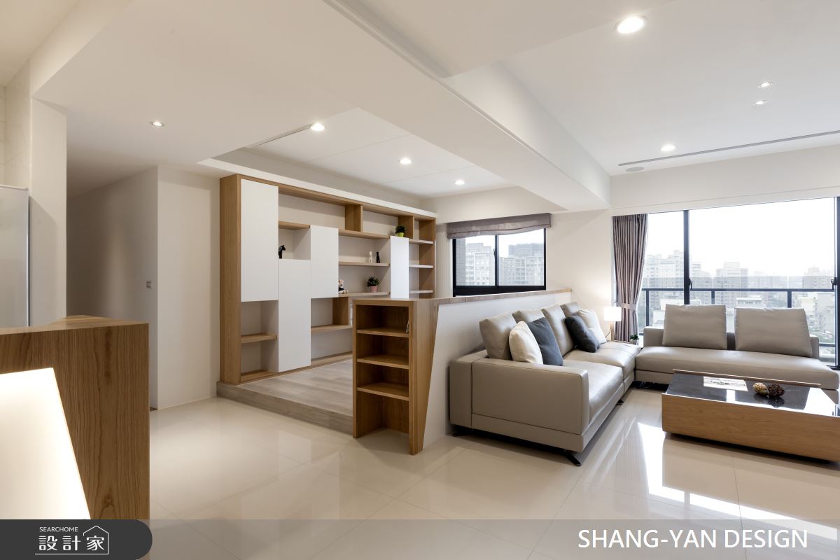 30坪新成屋(5年以下)＿北歐風客廳案例圖片＿上硯空間建築＿上硯_人文質感清新宅之13