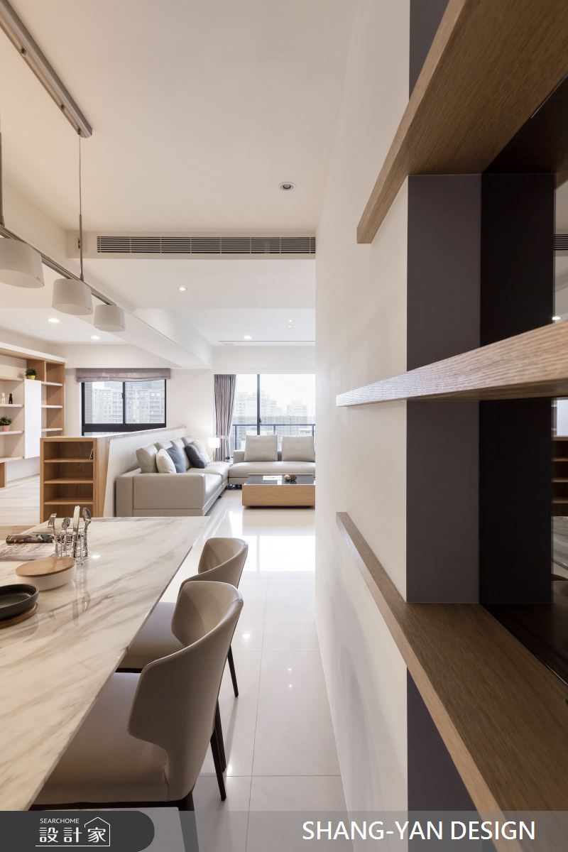 30坪新成屋(5年以下)＿北歐風餐廳案例圖片＿上硯空間建築＿上硯_人文質感清新宅之14