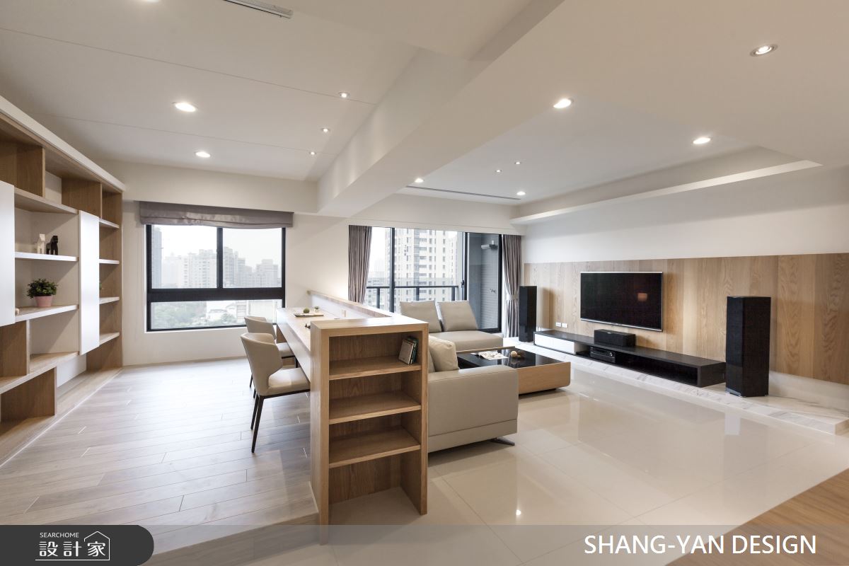 30坪新成屋(5年以下)＿北歐風客廳案例圖片＿上硯空間建築＿上硯_人文質感清新宅之17