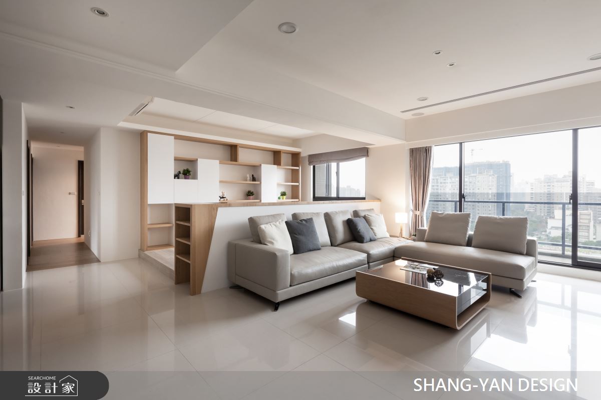 30坪新成屋(5年以下)＿北歐風客廳案例圖片＿上硯空間建築＿上硯_人文質感清新宅之19