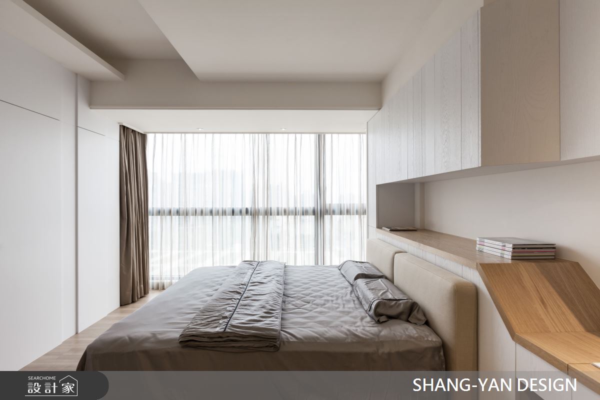 30坪新成屋(5年以下)＿北歐風臥室案例圖片＿上硯空間建築＿上硯_人文質感清新宅之22
