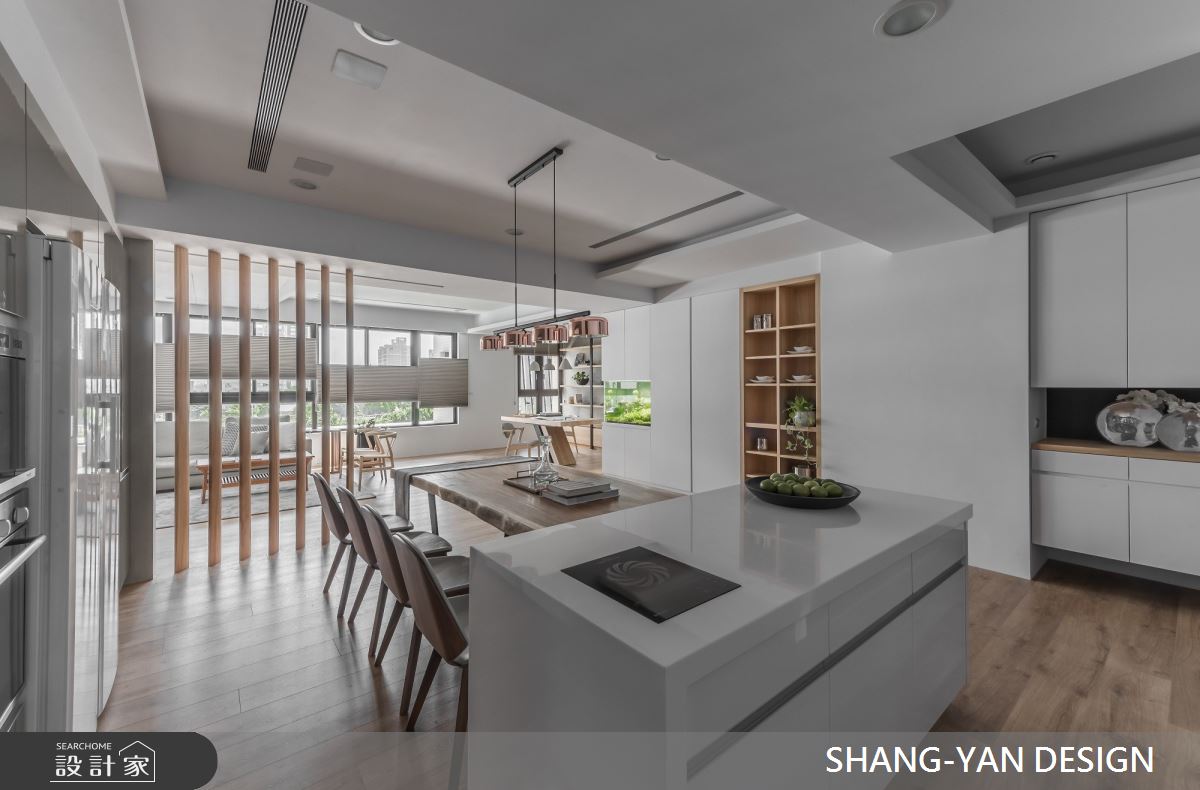 50坪預售屋＿混搭風餐廳中島案例圖片＿上硯空間建築＿上硯_日式語彙之11