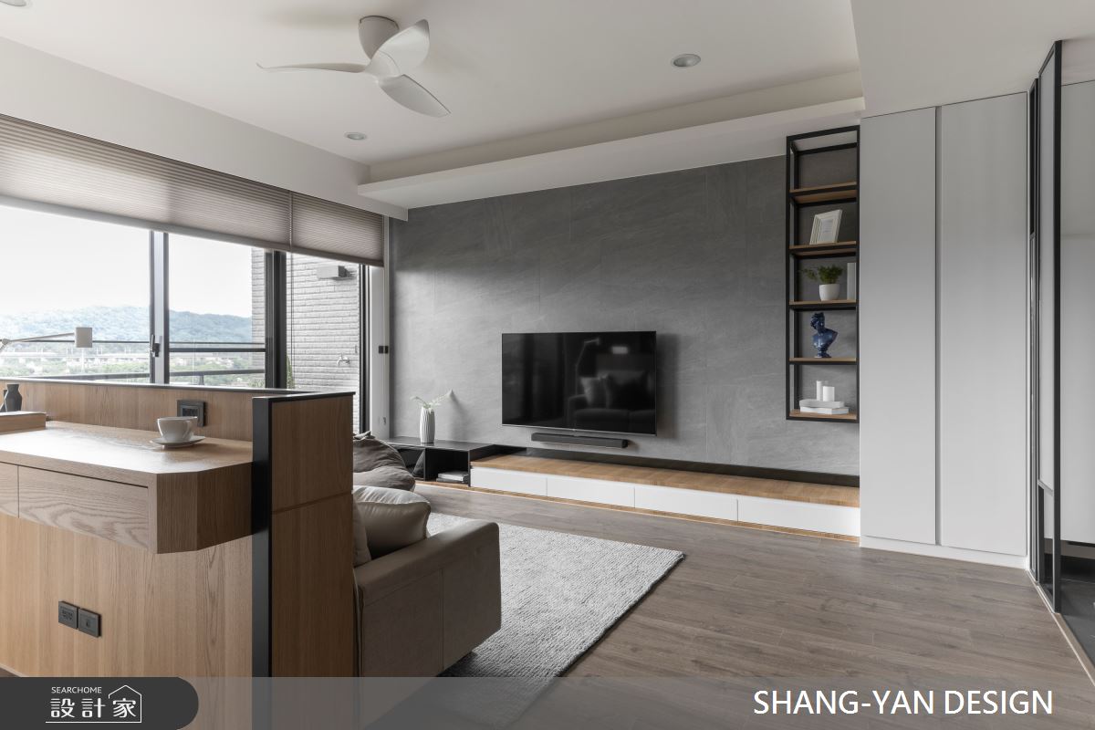 57坪預售屋＿混搭風客廳案例圖片＿上硯空間建築＿上硯_生生不息之5