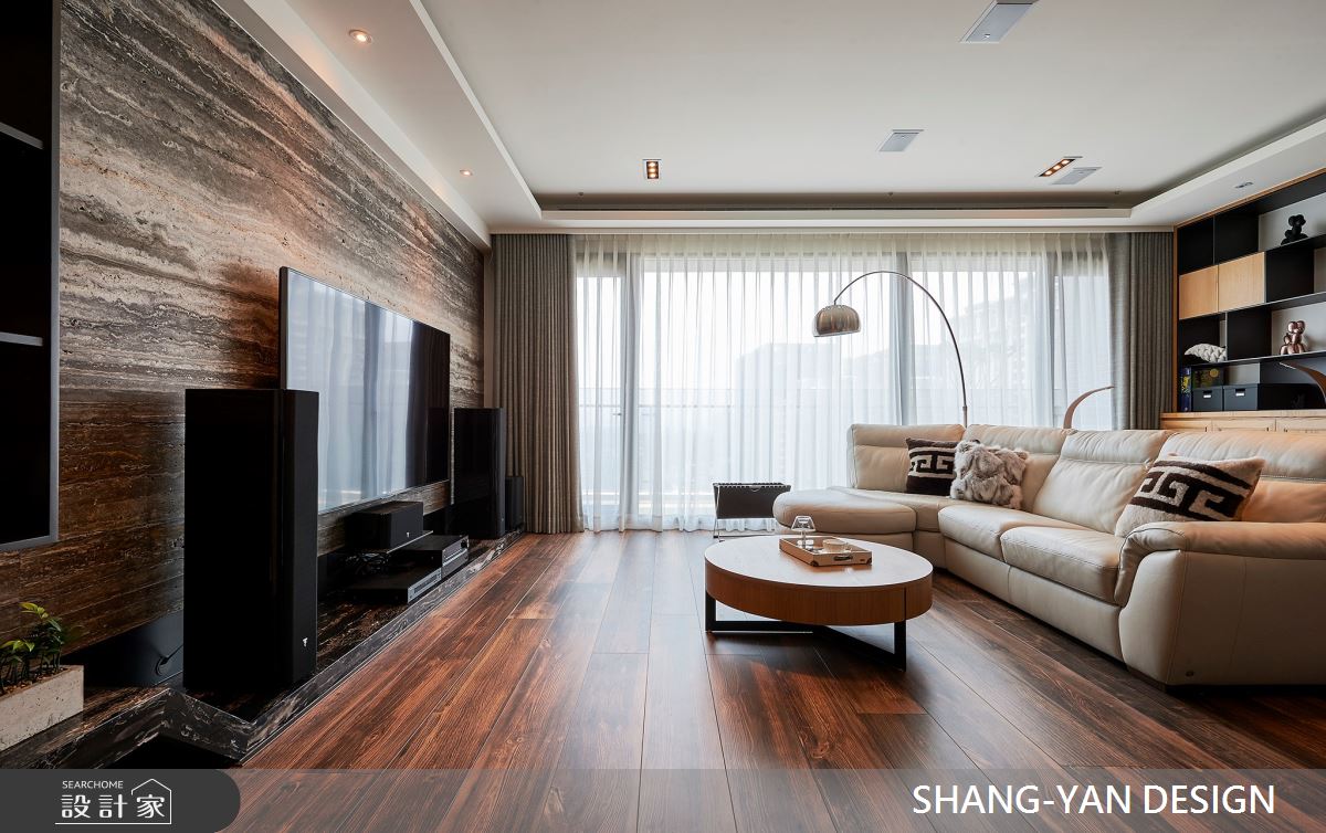 41坪新成屋(5年以下)＿北歐風客廳案例圖片＿上硯空間建築＿上硯_品味空間之1