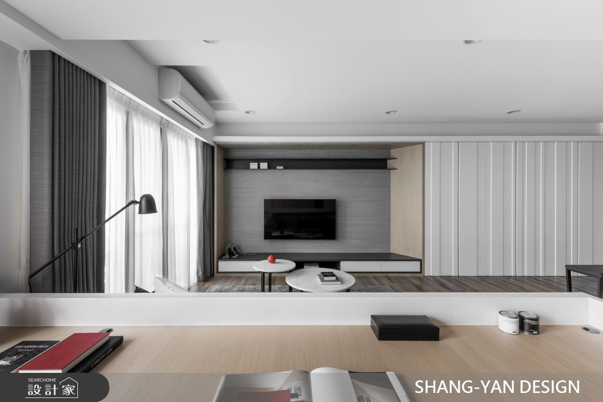 30坪新成屋(5年以下)＿北歐風客廳案例圖片＿上硯空間建築＿上硯_徜徉自在之9