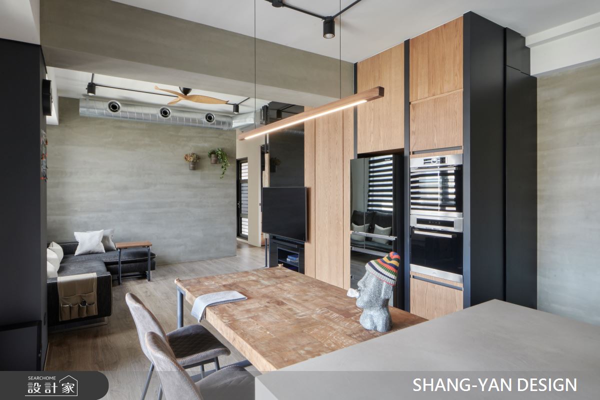 30坪新成屋(5年以下)＿工業風餐廳案例圖片＿上硯空間建築＿上硯_敞 敘之3