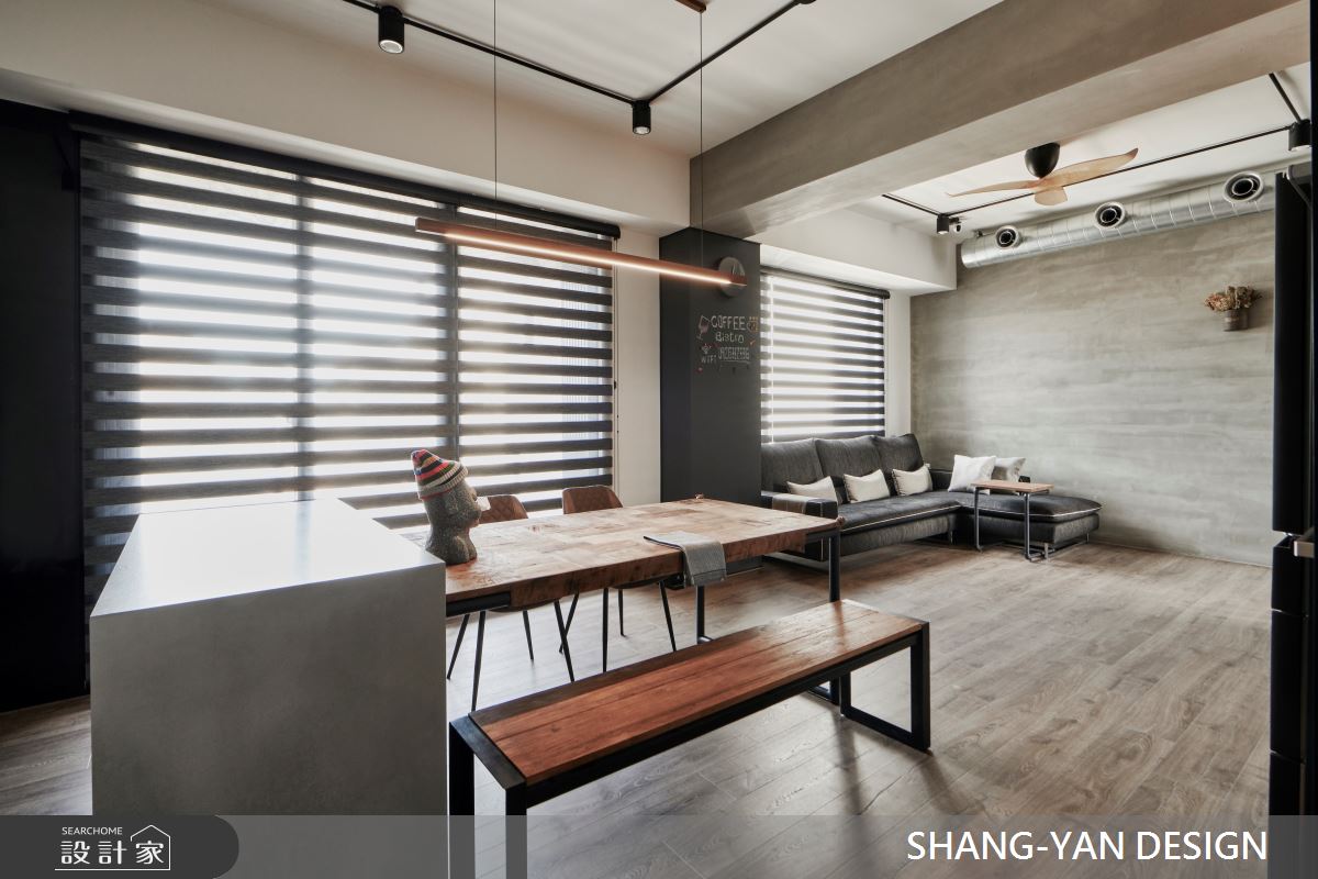 30坪新成屋(5年以下)＿工業風餐廳案例圖片＿上硯空間建築＿上硯_敞 敘之1