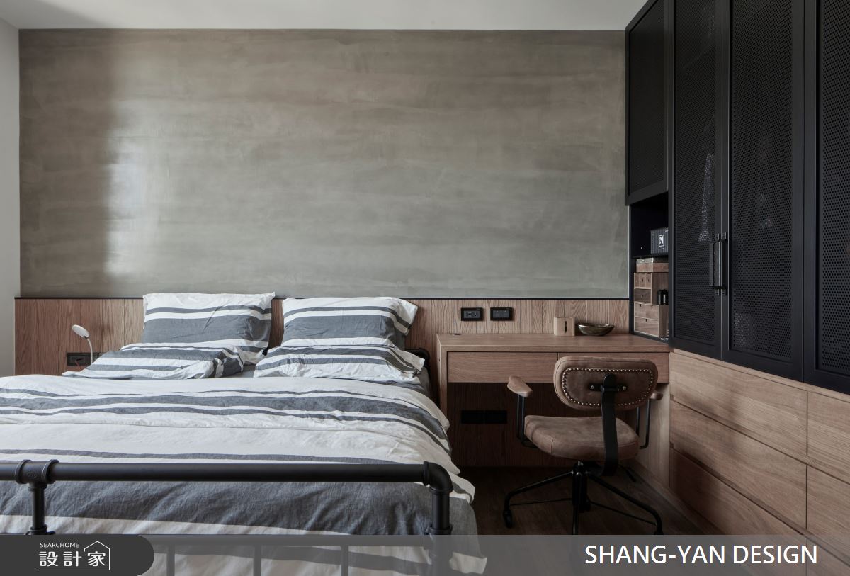 30坪新成屋(5年以下)＿工業風臥室案例圖片＿上硯空間建築＿上硯_敞 敘之13