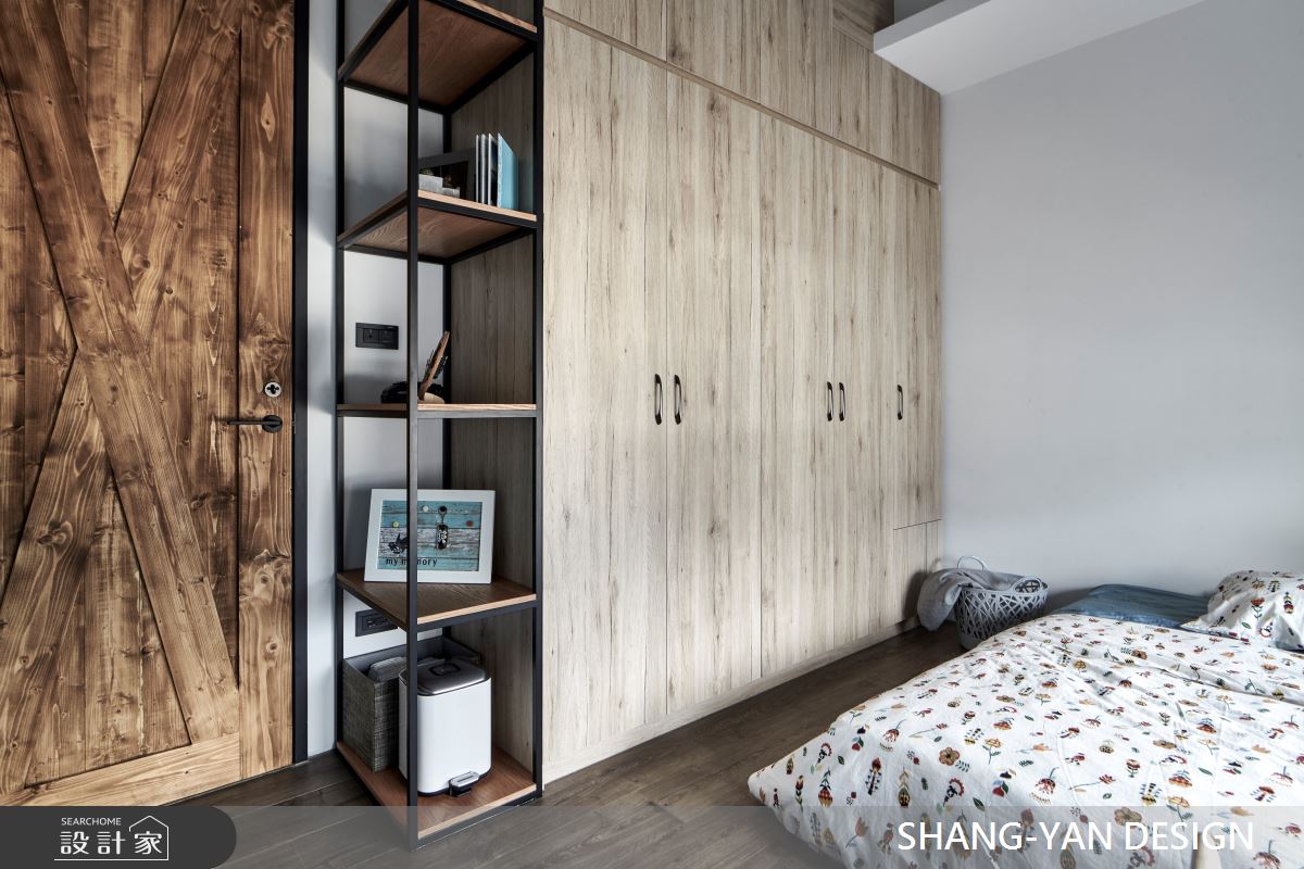 30坪新成屋(5年以下)＿工業風臥室案例圖片＿上硯空間建築＿上硯_敞 敘之15