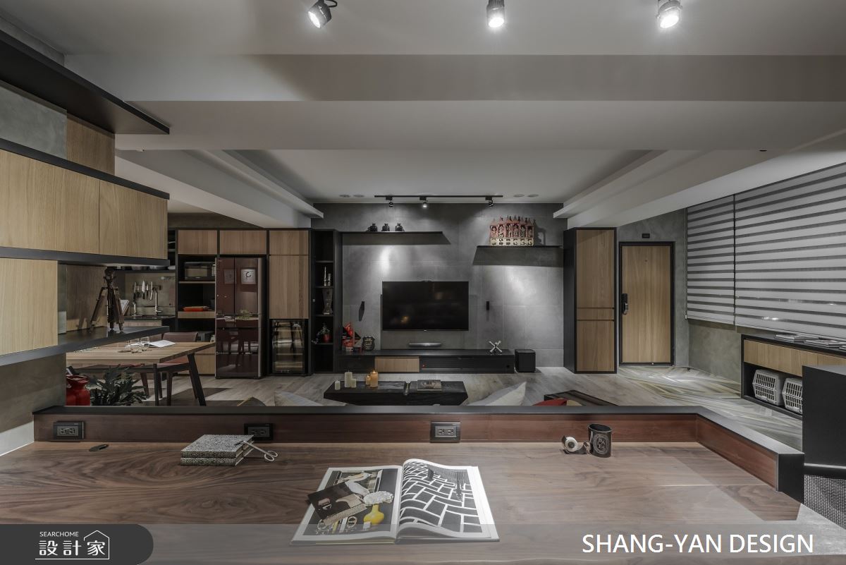 30坪新成屋(5年以下)＿工業風客廳案例圖片＿上硯空間建築＿上硯_醇沐軌跡之13