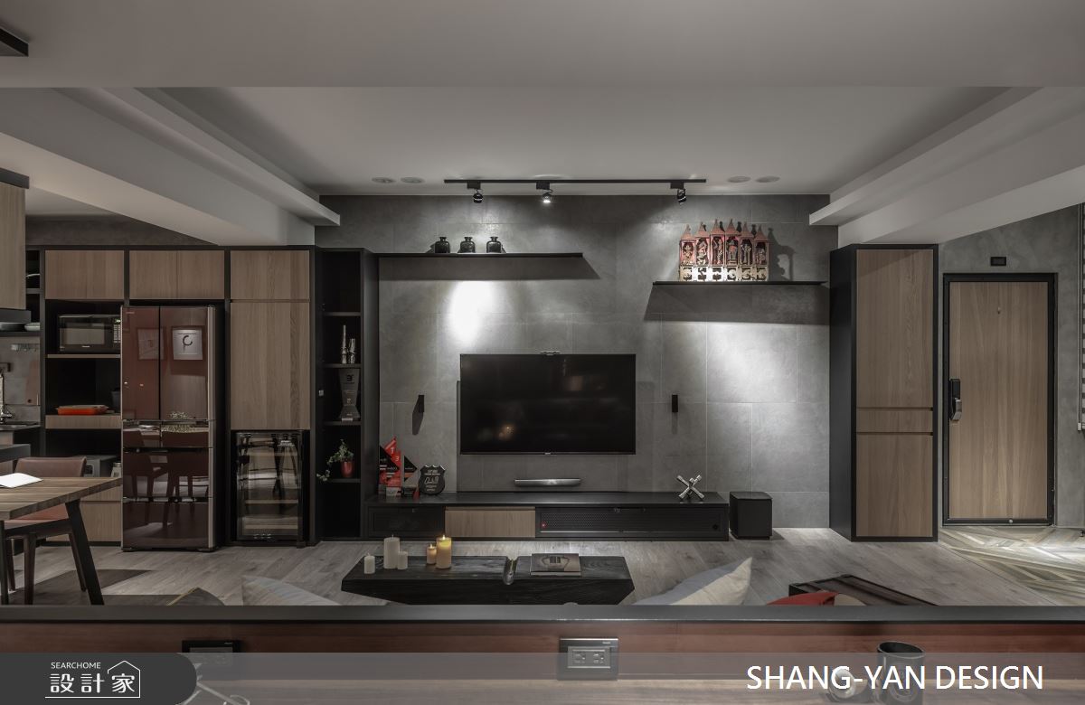 30坪新成屋(5年以下)＿工業風客廳案例圖片＿上硯空間建築＿上硯_醇沐軌跡之12