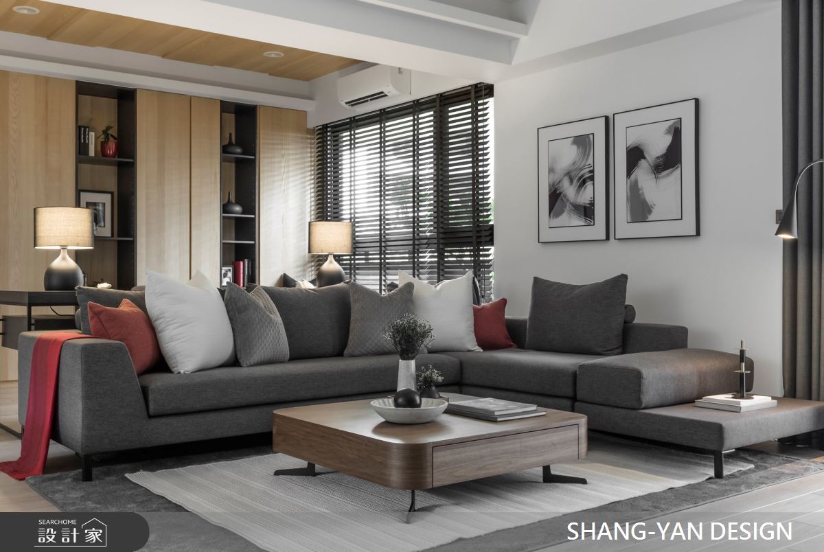 30坪新成屋(5年以下)＿北歐風客廳案例圖片＿上硯空間建築＿上硯_靜 謐之3