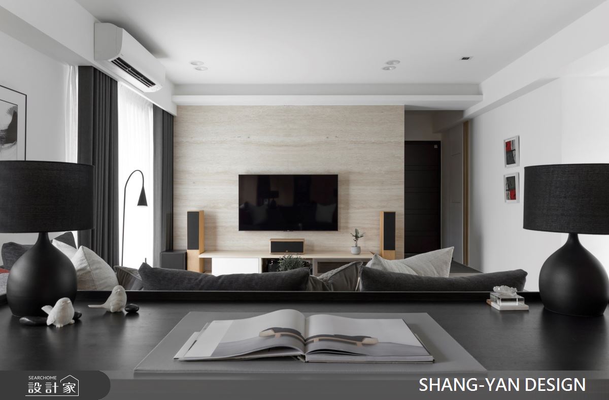 30坪新成屋(5年以下)＿北歐風客廳案例圖片＿上硯空間建築＿上硯_靜 謐之7