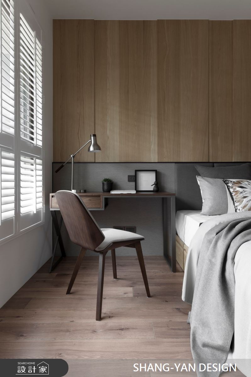 30坪新成屋(5年以下)＿北歐風臥室案例圖片＿上硯空間建築＿上硯_靜 謐之16