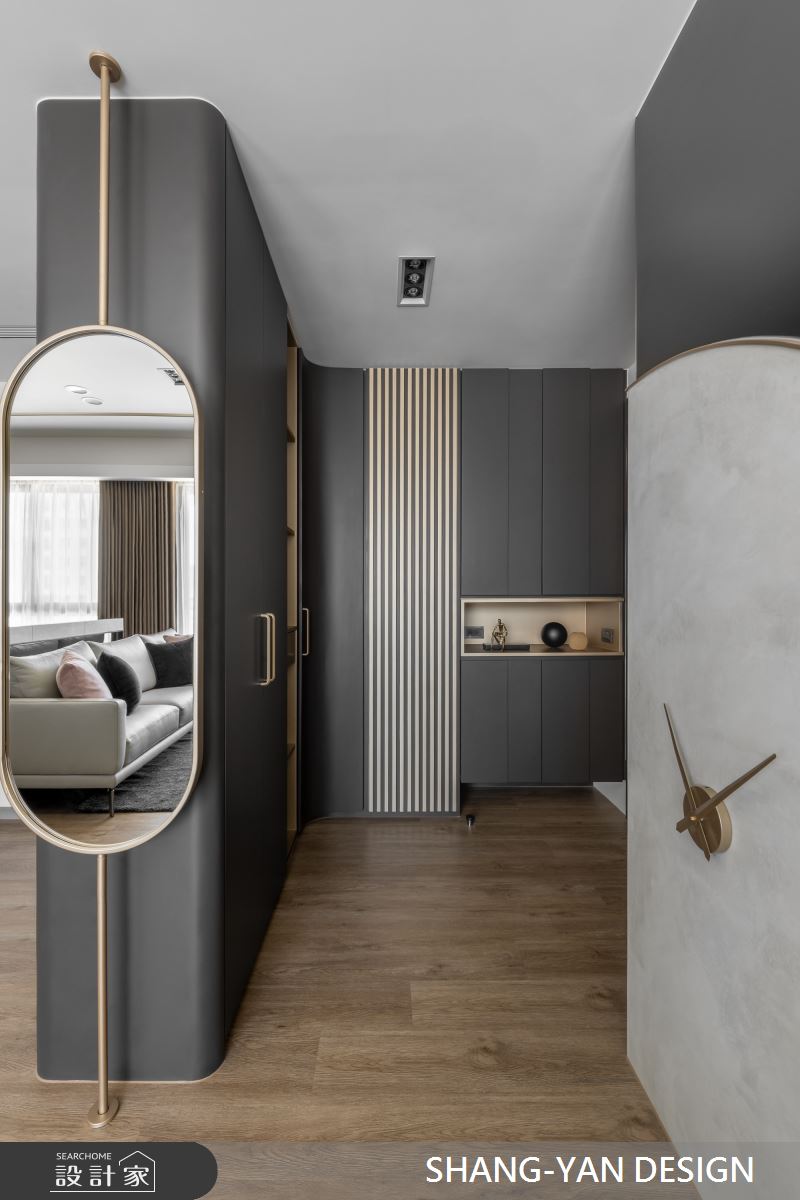 30坪新成屋(5年以下)＿美式風玄關案例圖片＿上硯空間建築＿上硯_舒心宅之1