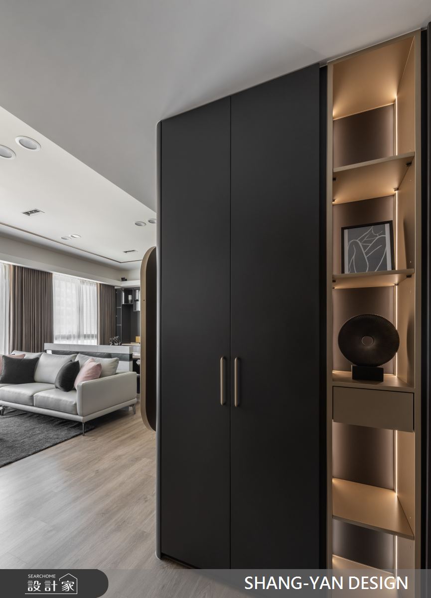 30坪新成屋(5年以下)＿美式風玄關案例圖片＿上硯空間建築＿上硯_舒心宅之3