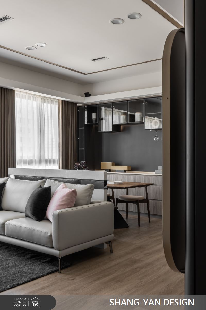 30坪新成屋(5年以下)＿美式風客廳餐廳案例圖片＿上硯空間建築＿上硯_舒心宅之5