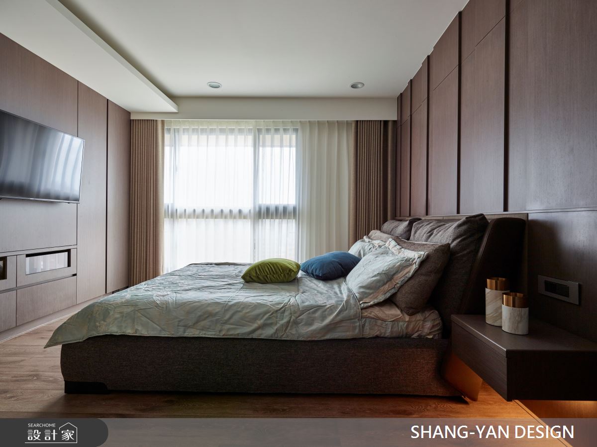 45坪新成屋(5年以下)＿現代風臥室案例圖片＿上硯空間建築＿上硯_質樸演繹之14
