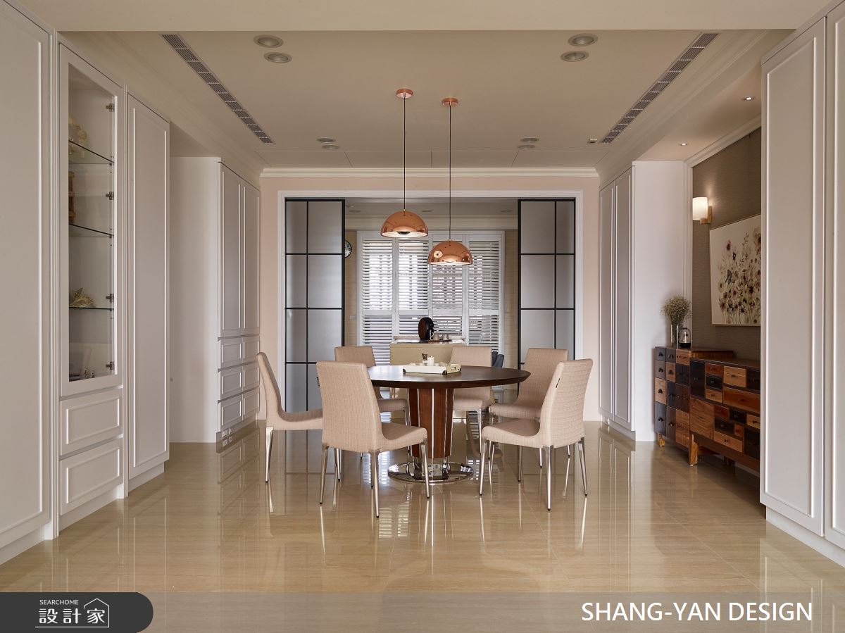 75坪新成屋(5年以下)＿現代風餐廳案例圖片＿上硯空間建築＿上硯_美式x優雅之12