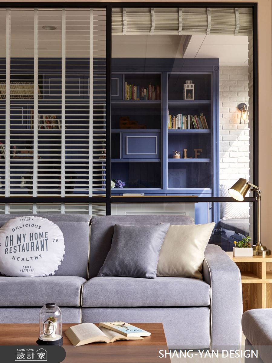 75坪新成屋(5年以下)＿現代風客廳案例圖片＿上硯空間建築＿上硯_美式x優雅之9