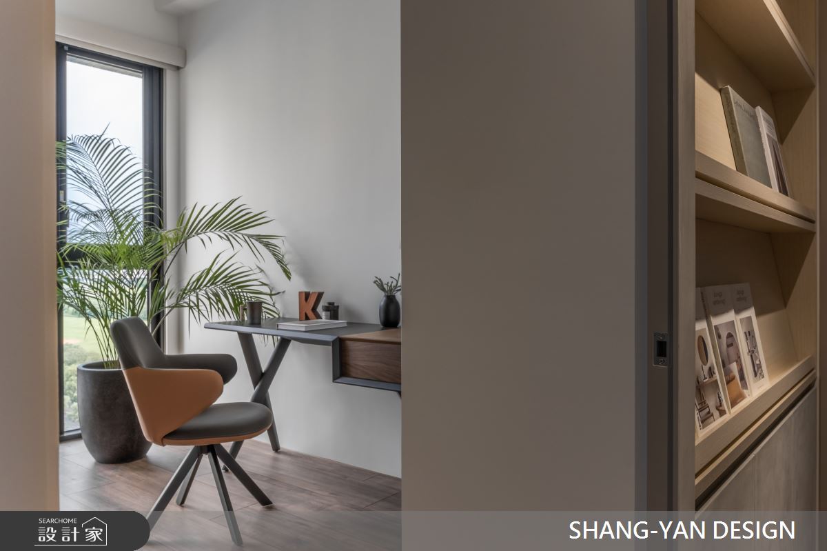 40坪新成屋(5年以下)＿現代日式風書房案例圖片＿上硯空間建築＿上硯_悠境之14