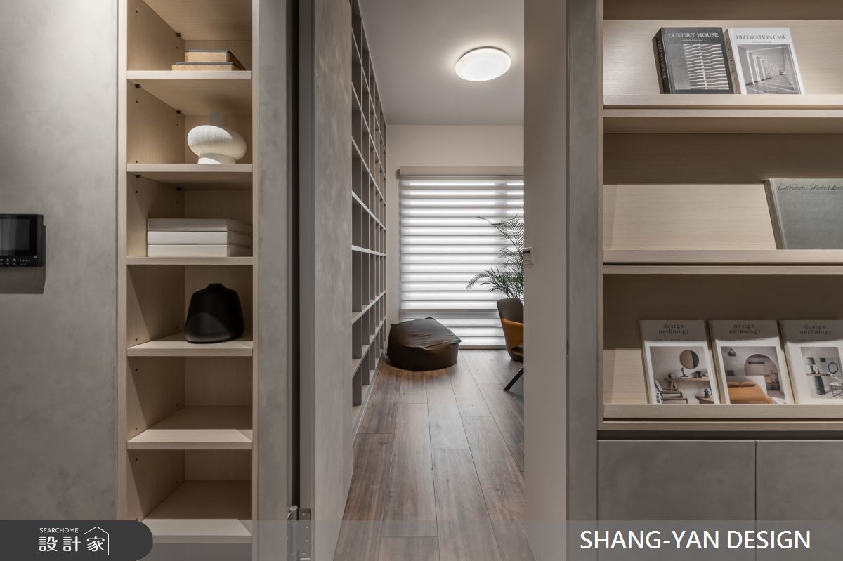 40坪新成屋(5年以下)＿現代日式風書房案例圖片＿上硯空間建築＿上硯_悠境之13