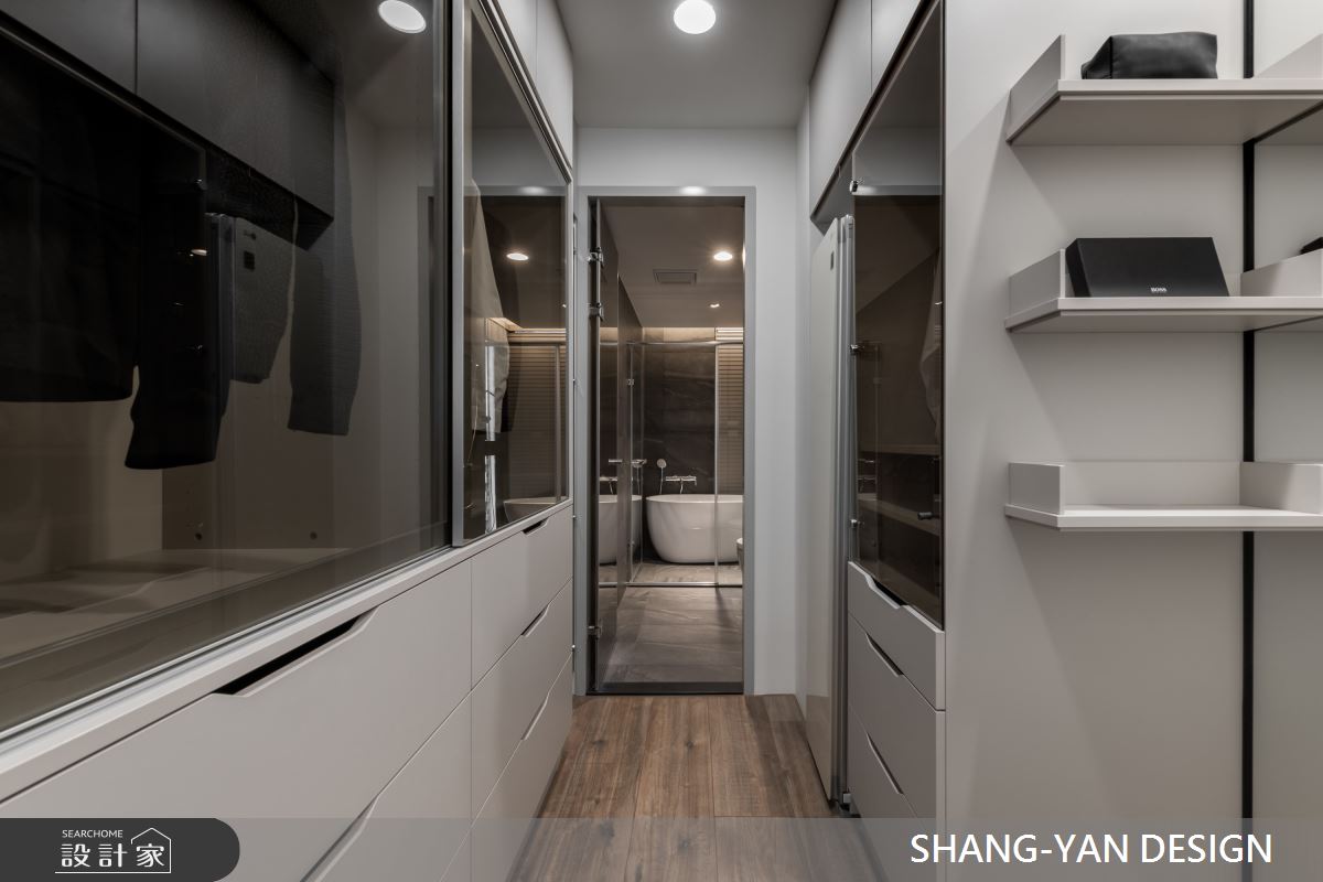 40坪新成屋(5年以下)＿現代日式風更衣間浴室案例圖片＿上硯空間建築＿上硯_悠境之20
