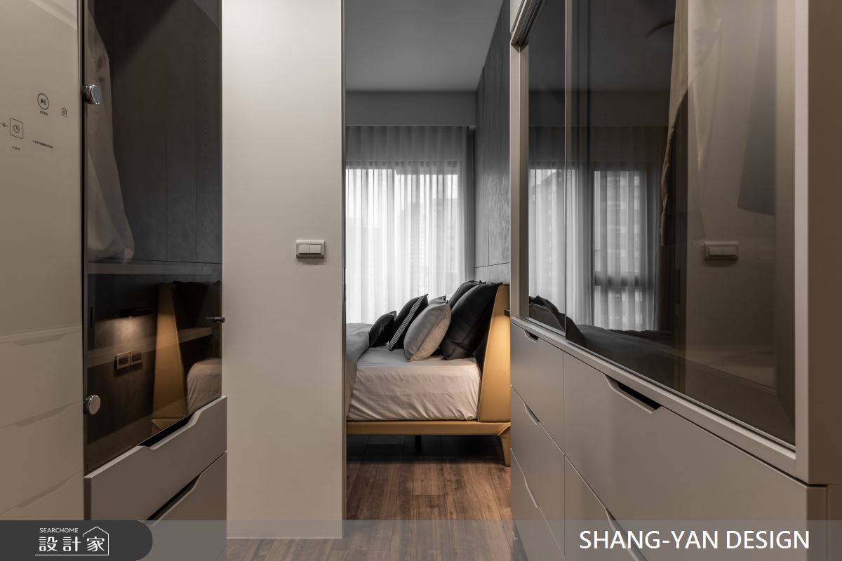 40坪新成屋(5年以下)＿現代日式風臥室更衣間案例圖片＿上硯空間建築＿上硯_悠境之19