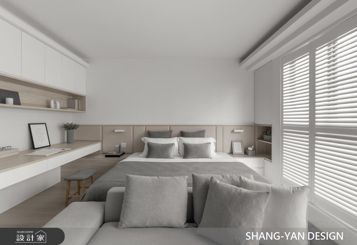 60坪老屋(16~30年)＿現代風臥室案例圖片＿上硯空間建築＿上硯_獨特純淨之15