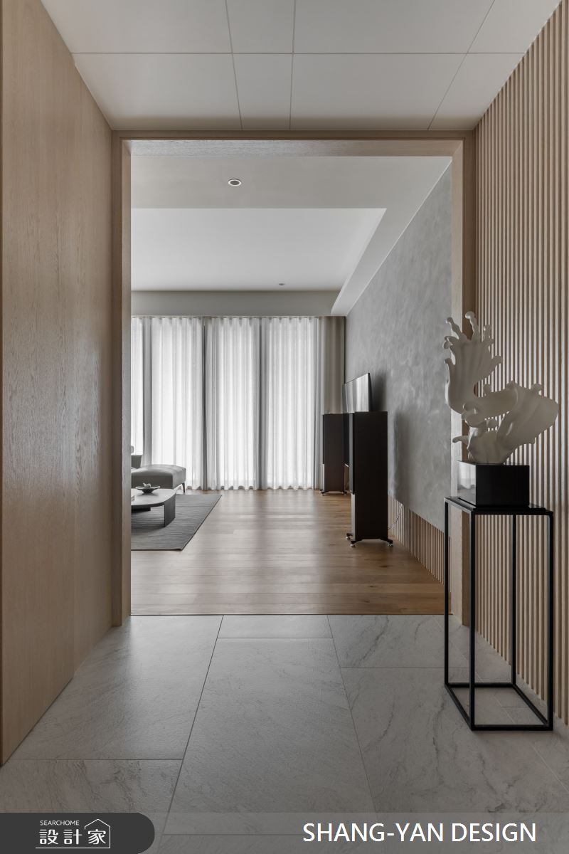 50坪新成屋(5年以下)＿現代風玄關案例圖片＿上硯空間建築＿上硯_境之2