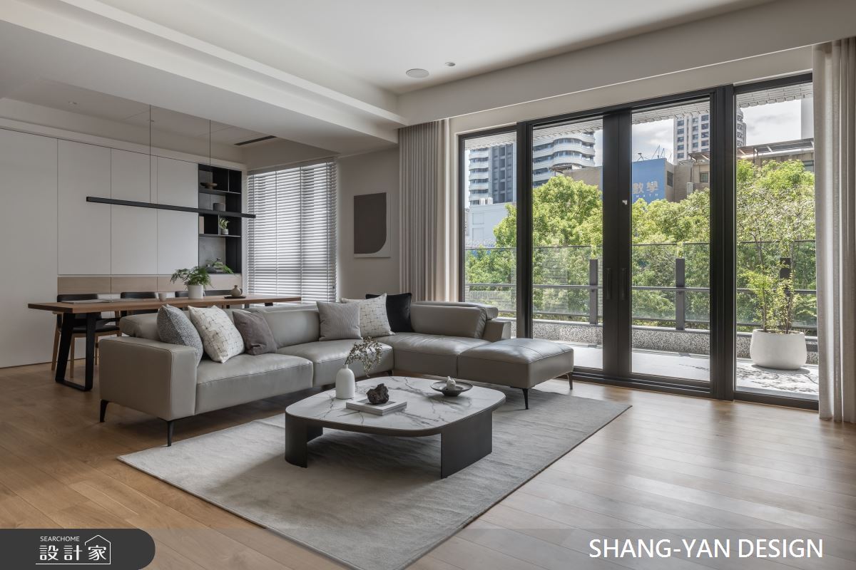 50坪新成屋(5年以下)＿現代風客廳餐廳案例圖片＿上硯空間建築＿上硯_境之3