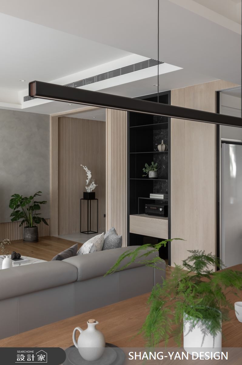 50坪新成屋(5年以下)＿現代風客廳餐廳案例圖片＿上硯空間建築＿上硯_境之14