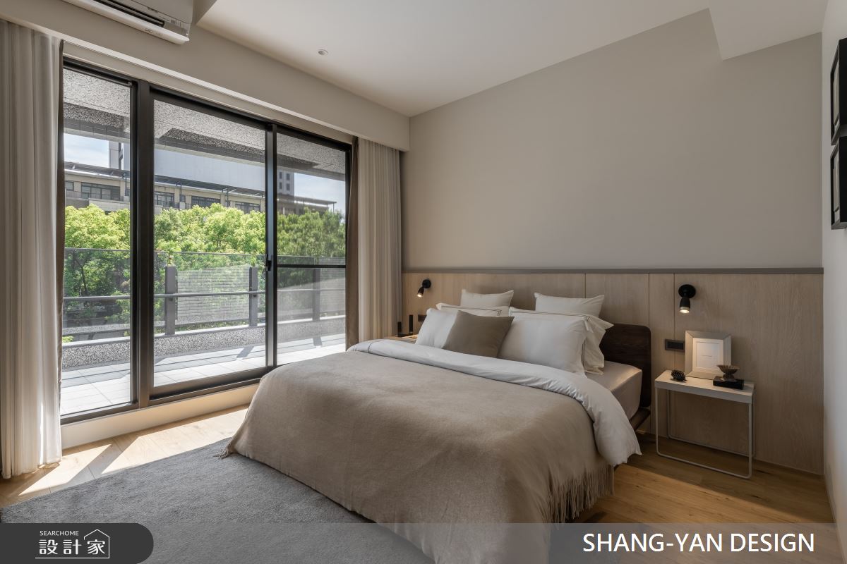 50坪新成屋(5年以下)＿現代風臥室案例圖片＿上硯空間建築＿上硯_境之19