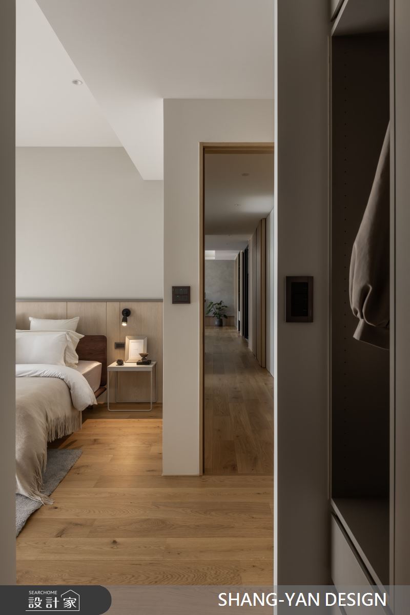 50坪新成屋(5年以下)＿現代風臥室案例圖片＿上硯空間建築＿上硯_境之20