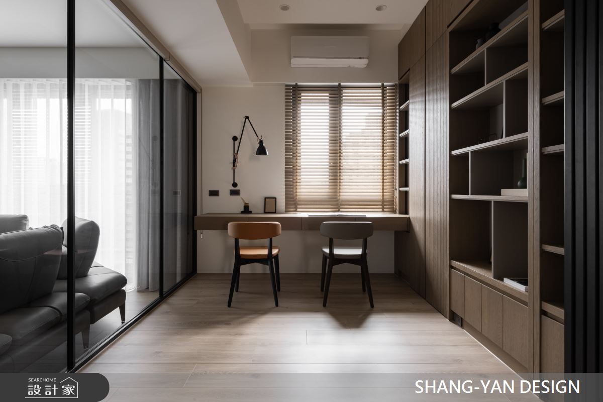 55坪新成屋(5年以下)＿現代風書房案例圖片＿上硯空間建築＿上硯_映像之17