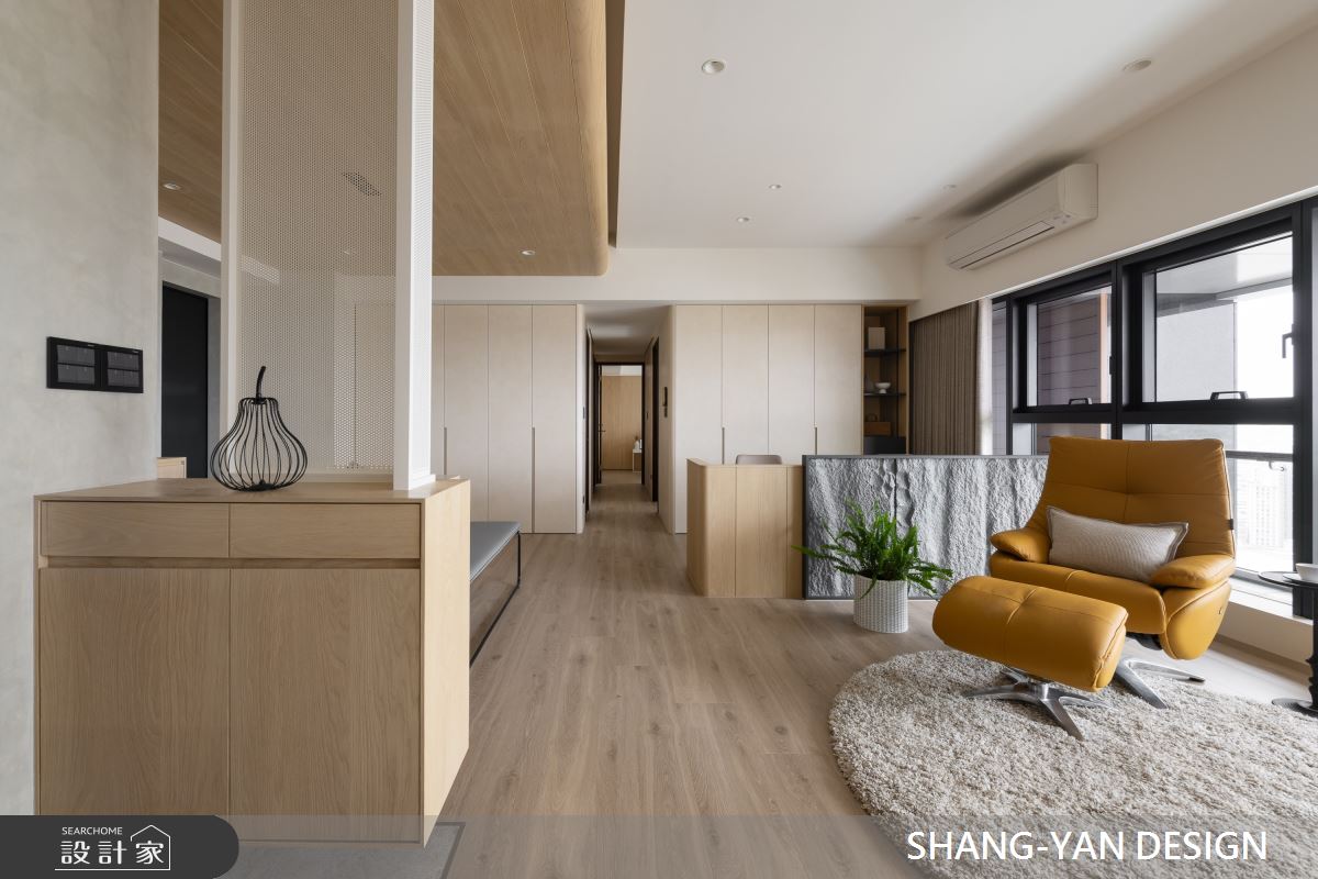40坪新成屋(5年以下)＿現代風客廳書房案例圖片＿上硯空間建築＿上硯_暖暖之6