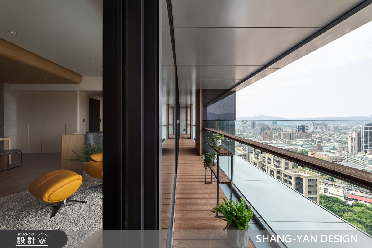 40坪新成屋(5年以下)＿現代風客廳陽台案例圖片＿上硯空間建築＿上硯_暖暖之16