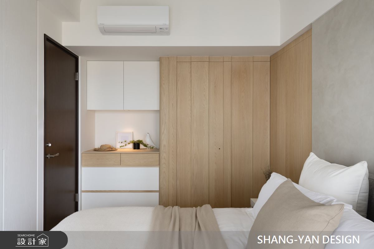 40坪新成屋(5年以下)＿現代風臥室案例圖片＿上硯空間建築＿上硯_暖暖之19